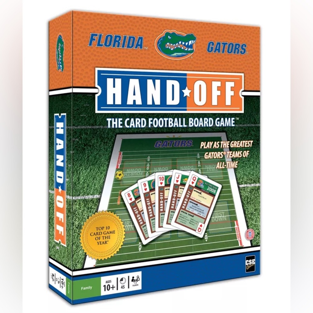 🆕 HAND-OFF FLORIDA GATORS The Card Football Board Game FACTORY SEALED